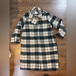 Banana Republic Plaid Women's Coat